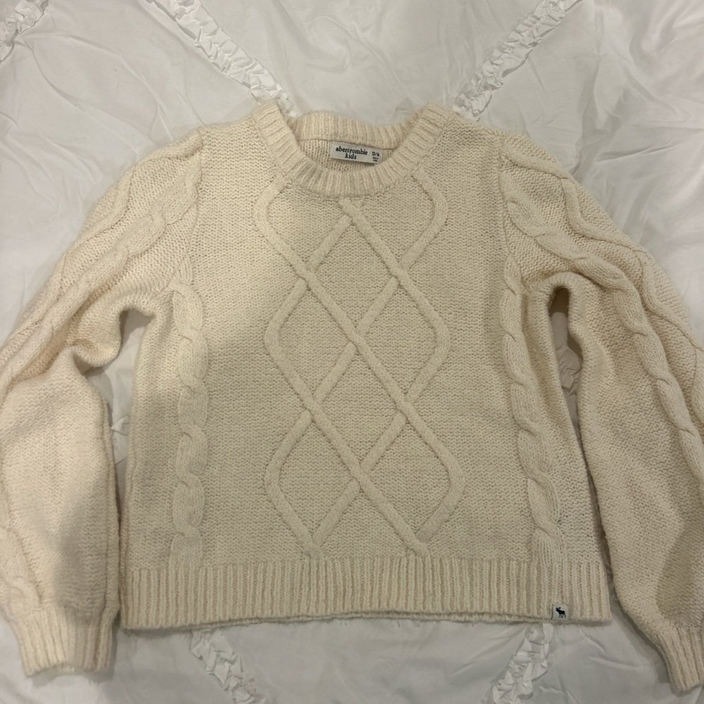 Cream Cable Knit Sweater